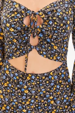 Floral Print Mini Dress