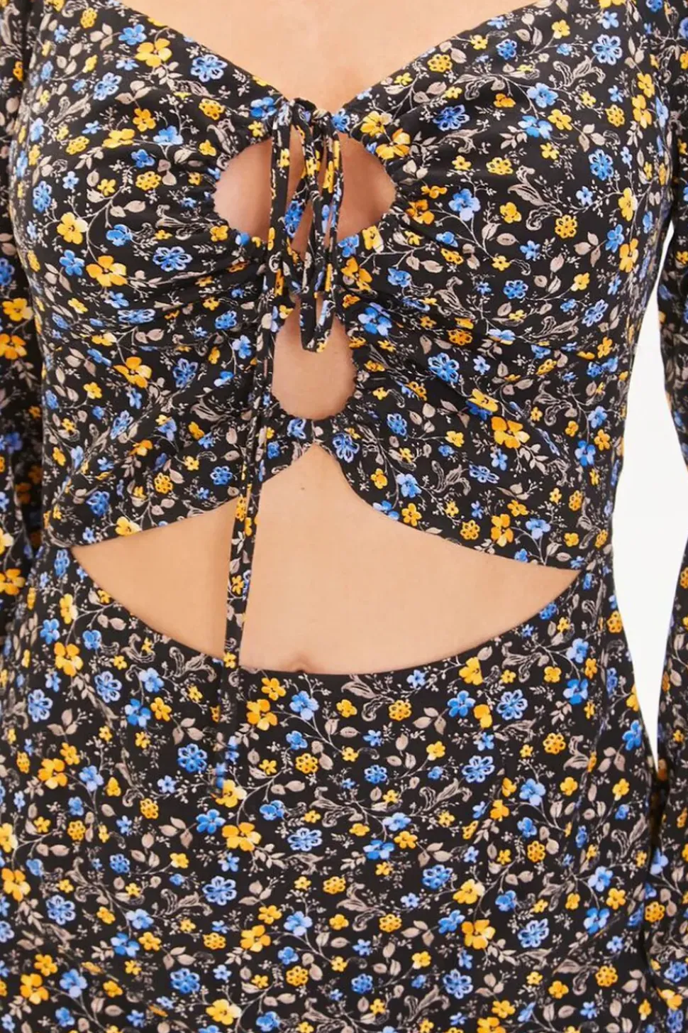 Floral Print Mini Dress