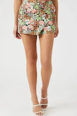 Floral Print Skort