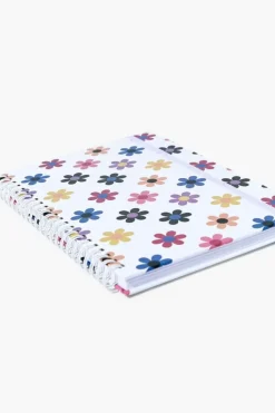 Floral Print Spiral Notebook