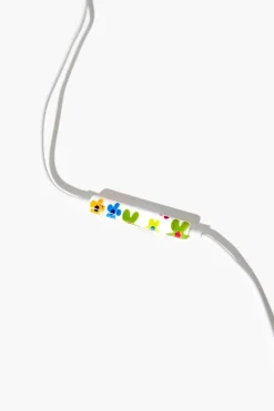 Floral Print Wired Earphones