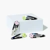 Floral Snap Hair Clip Set