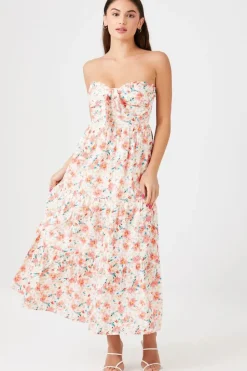 Floral Sweetheart Maxi Dress