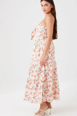 Floral Sweetheart Maxi Dress