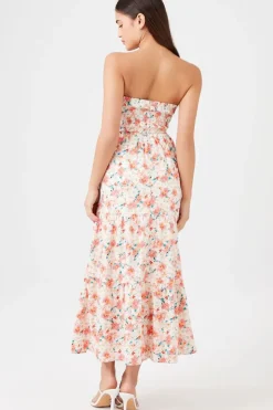 Floral Sweetheart Maxi Dress