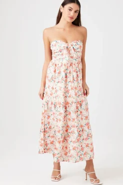 Floral Sweetheart Maxi Dress