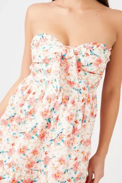 Floral Sweetheart Maxi Dress