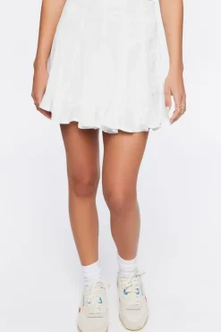 Flounce A-Line Mini Skirt