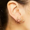 Flower Ear Cuffs