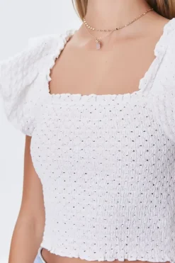 Flutter Sleeve Crop Top