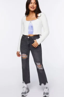 Frayed Boyfriend Jeans