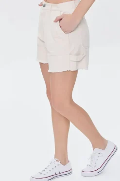 Frayed Corduroy Shorts