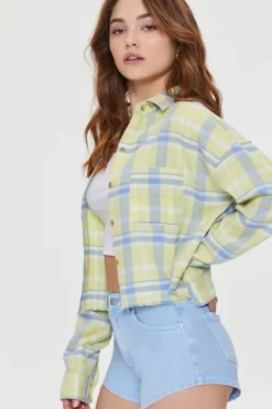 Frayed Plaid Shirt