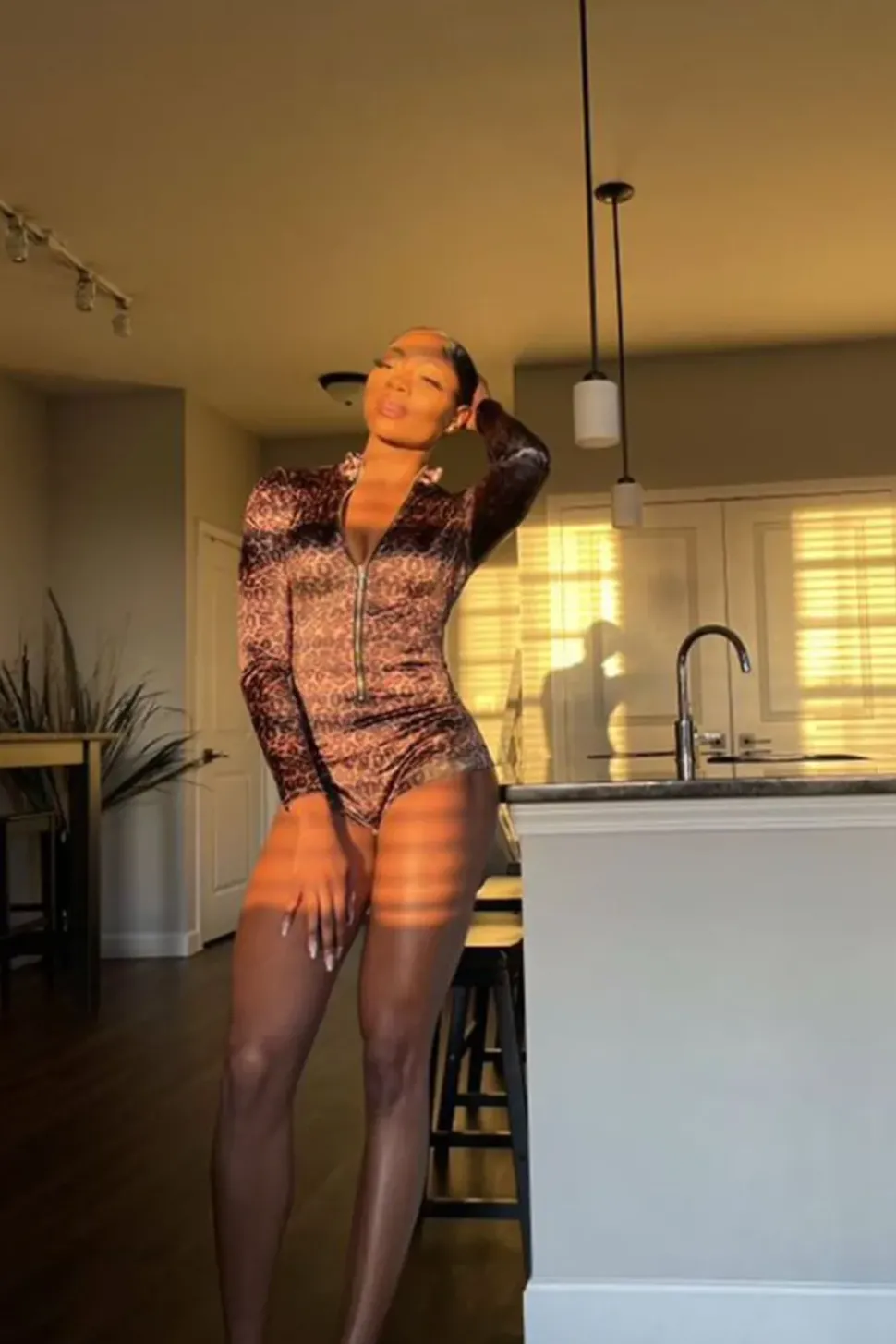 Fredericks Of Hollywood Leopard Bodysuit
