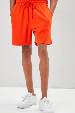 French Terry Drawstring Shorts