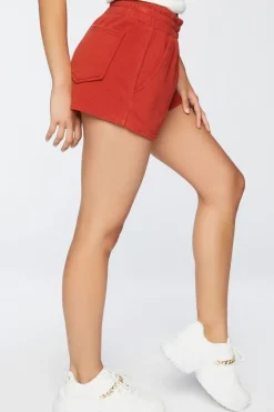 French Terry High-Rise Shorts