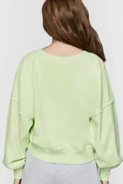 French Terry V-Neck Pullover