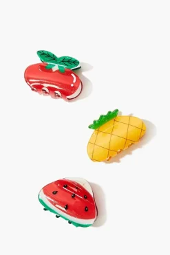 Fruit Hair Claw Clips Set