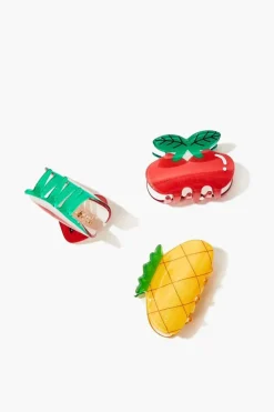 Fruit Hair Claw Clips Set