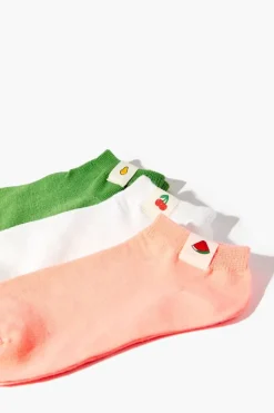 Fruit Patch Ankle Socks Set - 3 Pack