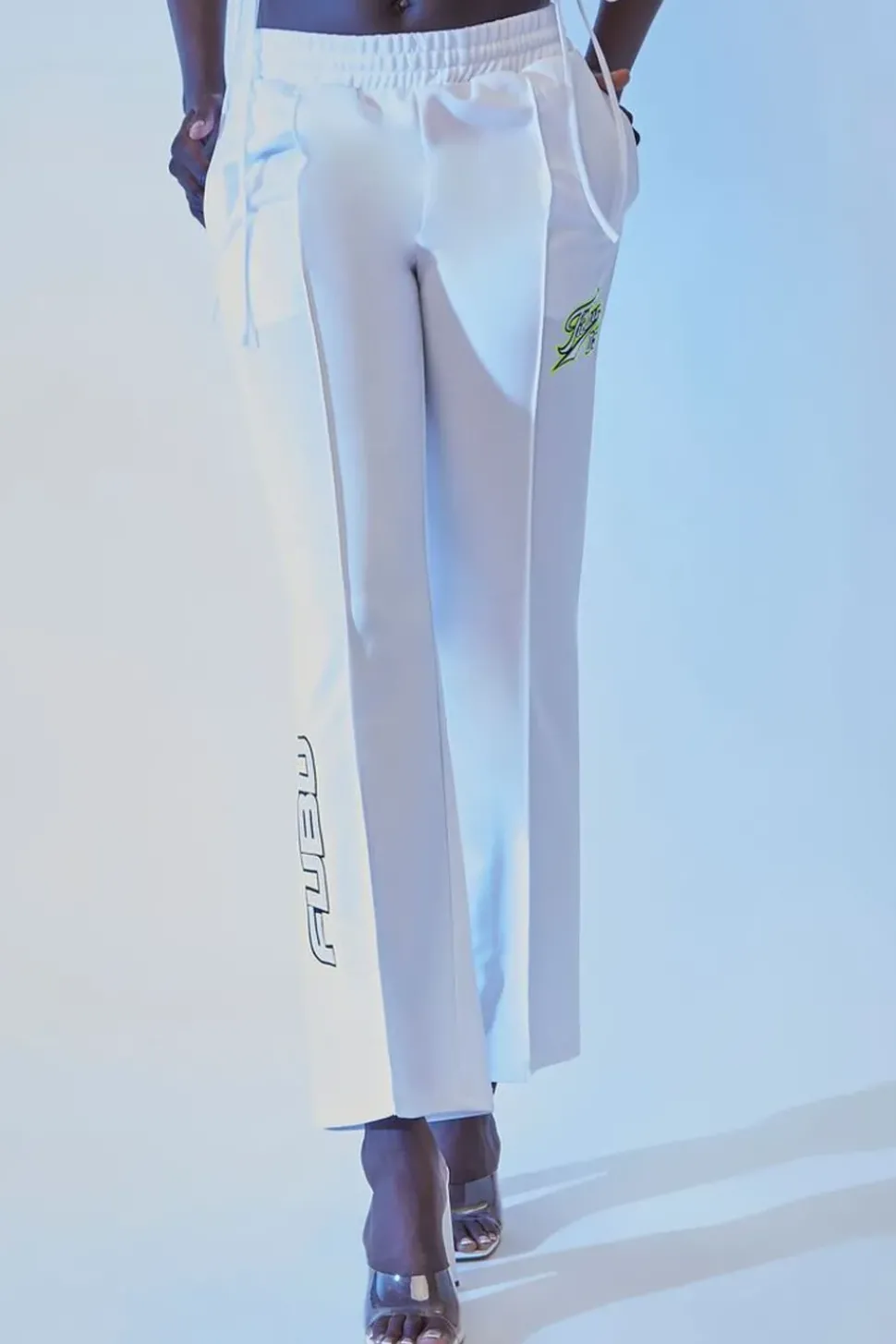 Fubu Embroidered Mesh Pants