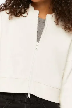 Funnel Neck Zip-Up Jacket