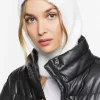 Fuzzy Knit Balaclava Hood
