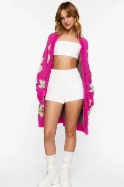 Fuzzy Knit Shorts