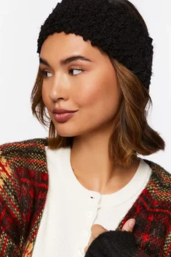 Fuzzy Knit Textured Headwrap