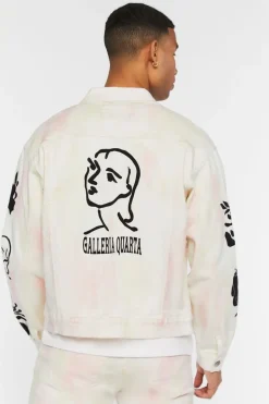 Galleria Quarta Graphic Trucker Jacket