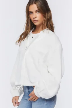 Gauze Bomber Jacket