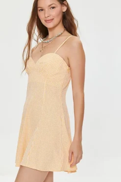 Gingham Cami Mini Dress