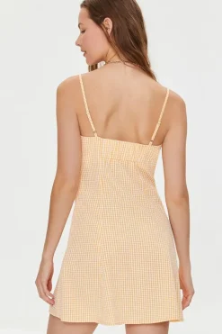 Gingham Cami Mini Dress