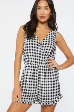 Gingham Lounge Romper