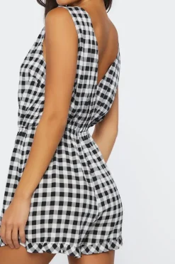 Gingham Lounge Romper