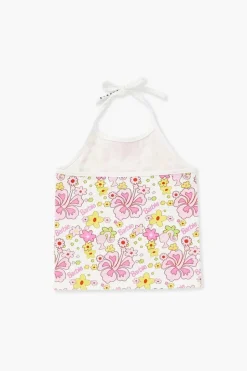 Girls Barbie® Floral Halter Top (Kids)