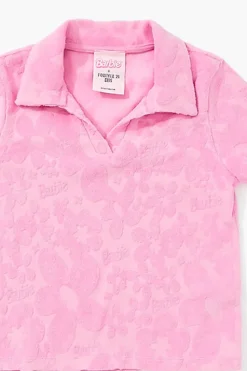 Girls Barbie® Floral Top (Kids)
