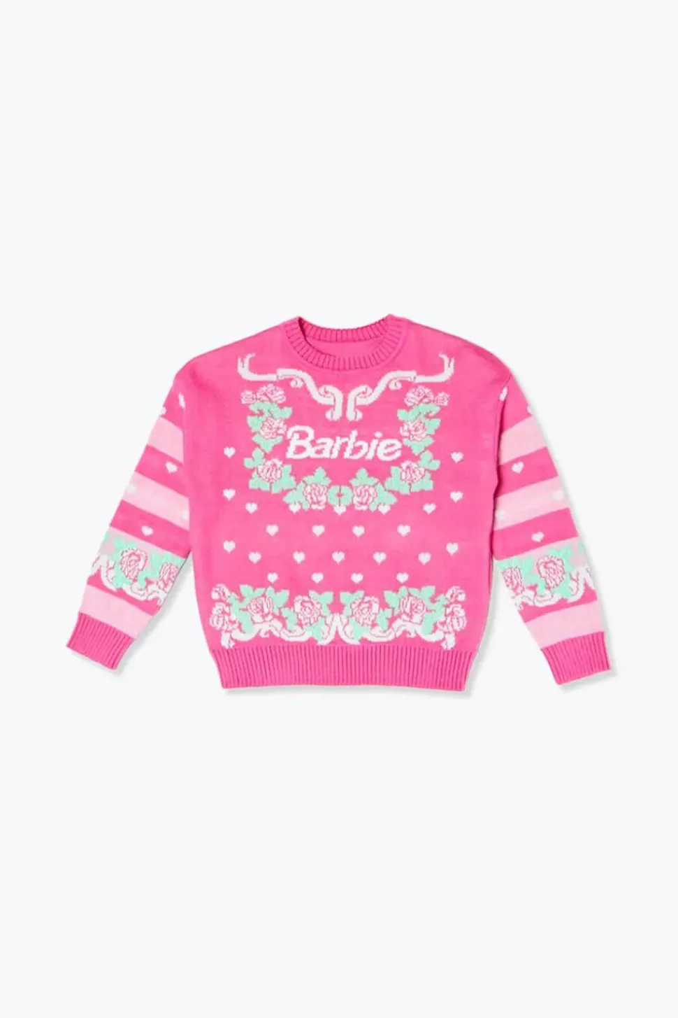 Girls Barbie Graphic Sweater (Kids)