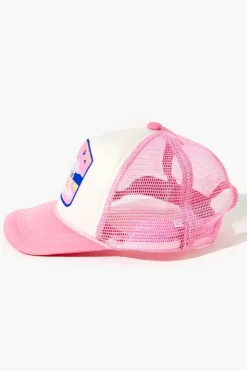 Girls Beach Vibes Graphic Trucker Hat (Kids)