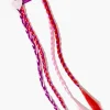 Girls Braided Hair Heart Snap Clip Set (Kids)