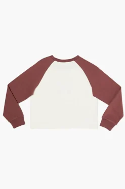 Girls Butterfly Graphic Baseball Tee (Kids)