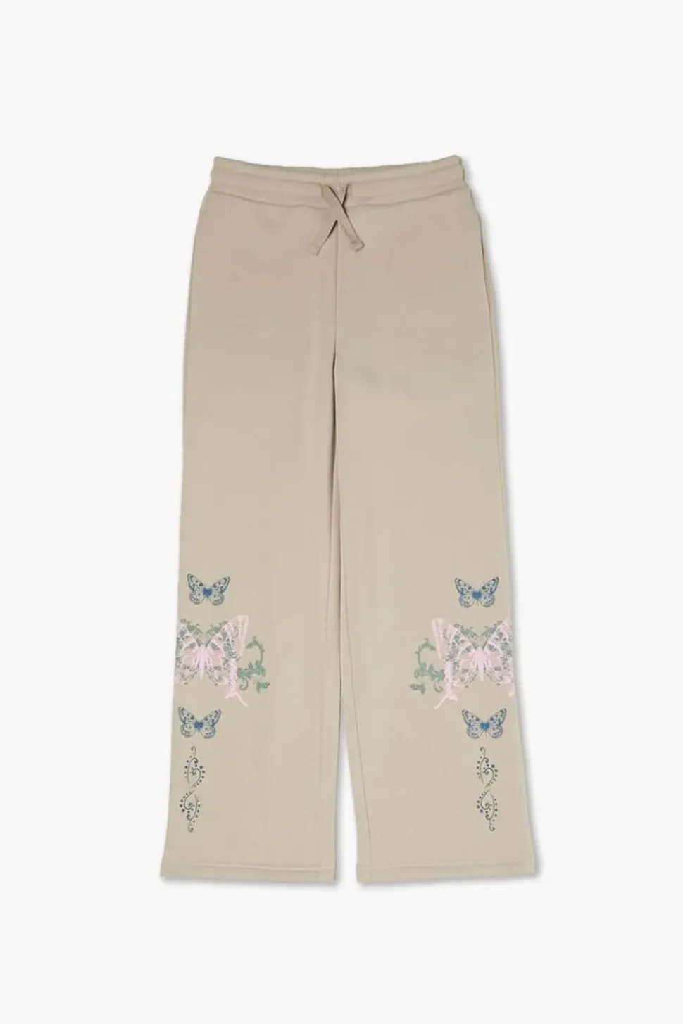 Girls Butterfly Graphic Sweatpants (Kids)