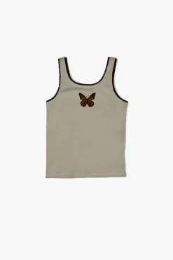 Girls Butterfly Graphic Tank Top (Kids)