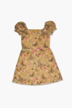 Girls Butterfly Print Dress (Kids)