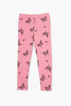Girls Butterfly Print Leggings (Kids)