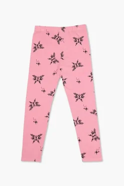 Girls Butterfly Print Leggings (Kids)