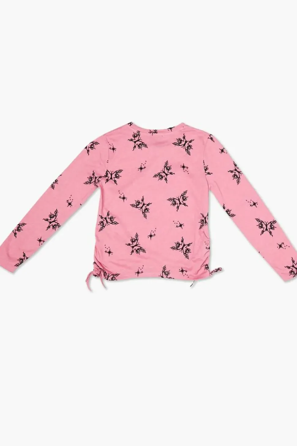 Girls Butterfly Print Long-Sleeve Tee (Kids)