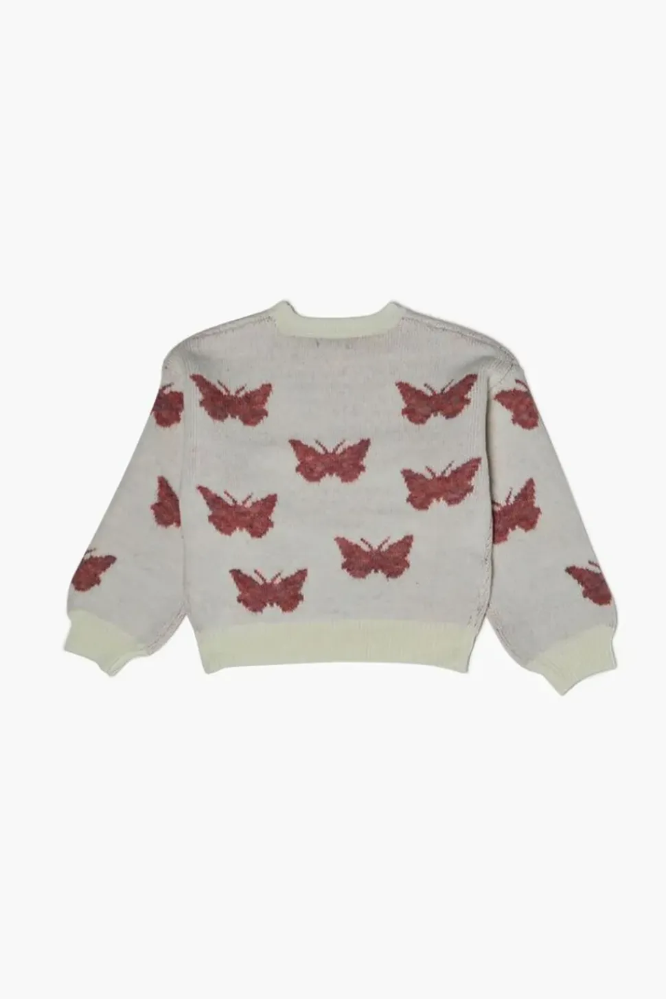 Girls Butterfly Print Sweater (Kids)