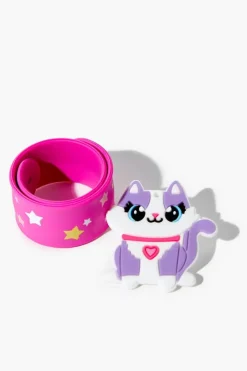 Girls Cat Snap Bracelet (Kids)