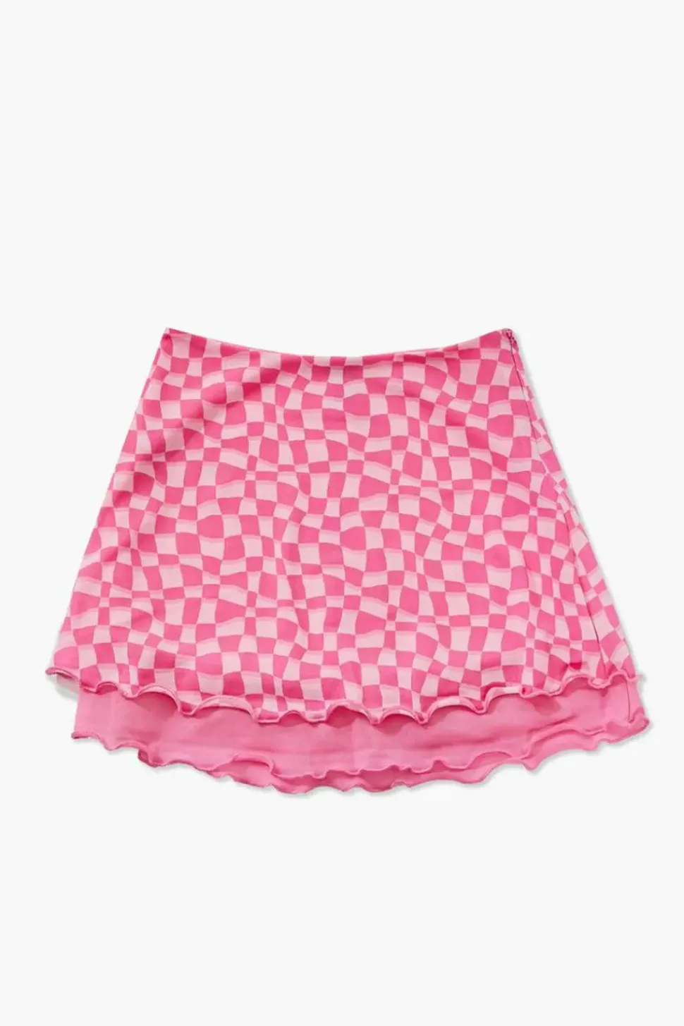 Girls Checkered Tiered Skirt (Kids)